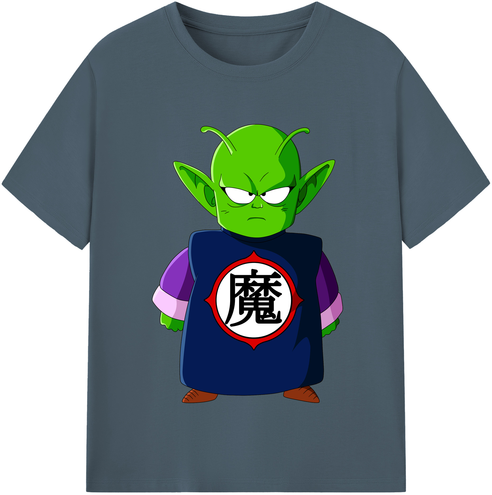 （画像用） ドラゴンボール ピッコロ DRAGON BALL Piccolo 綿100％半袖Tシャツ（フロントプリント）